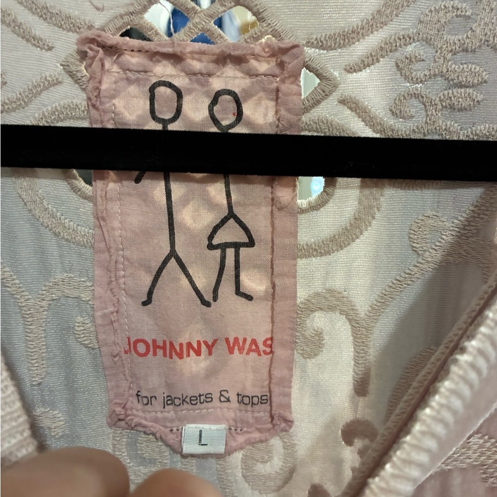 Johnny Was Inessa velvet blouse size L - Picture 4 of 6